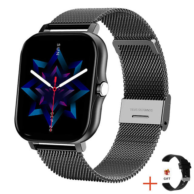 Women's Fitness Tracker Smart Watch with Metal Band – Heart Rate, Sleep, Blood Oxygen Monitor – Activity Tracker with Notifications | Thomler