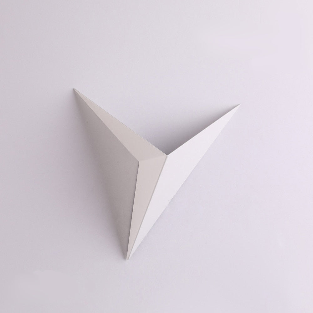 Triangle LED Wall Light Modern Geometric Sconce Nordic Home Lighting Fixture Adjustable Color | Thomler