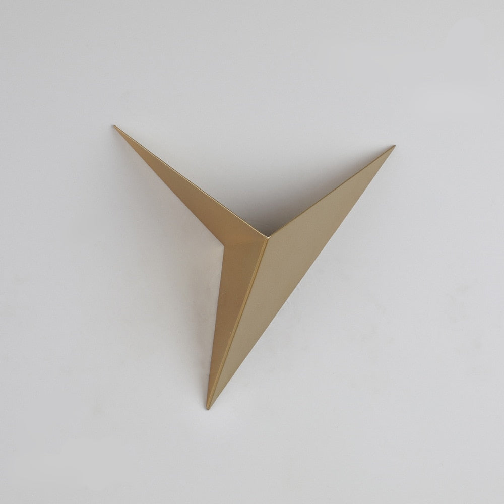 Triangle LED Wall Light Modern Geometric Sconce Nordic Home Lighting Fixture Adjustable Color | Thomler
