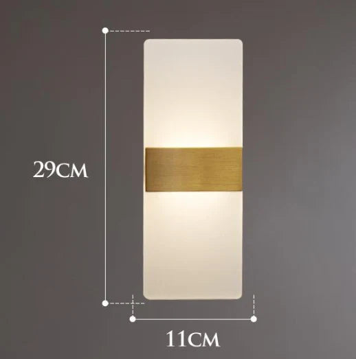Contemporary Copper Sconce with LED Bulb Included – Hardwired Wall Light for Hallway, Bedroom, Living Room & Office | Thomler