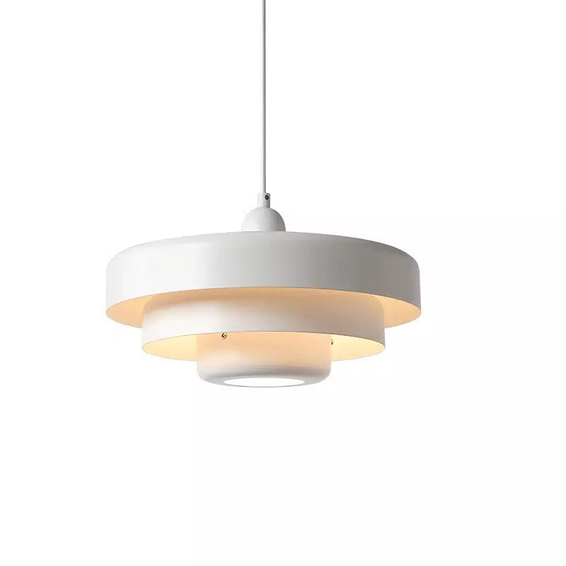 Pendant Light Iron 35.0 cm Orange Gold Black Dining Room Bauhaus Mid Century Industrial Hanging Ceiling Lamp | Thomler