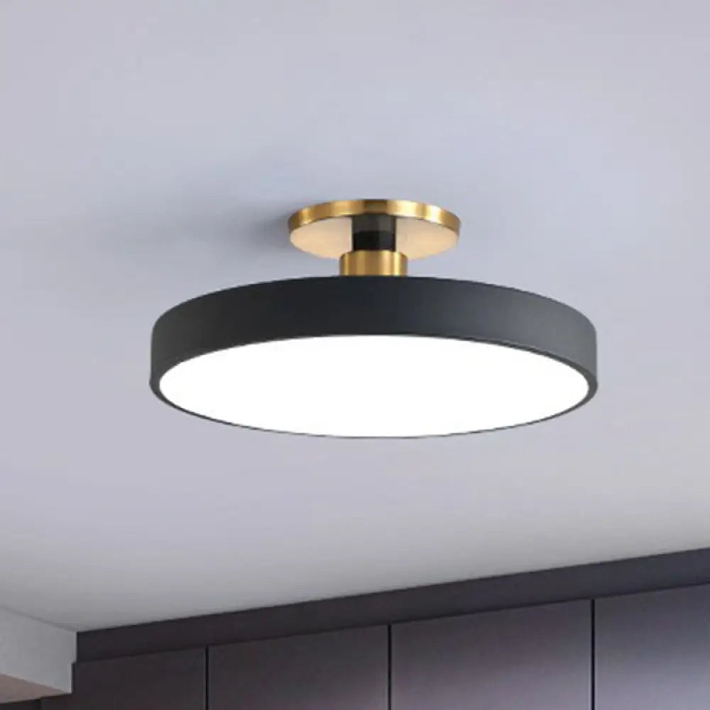 Acrylic Round LED Ceiling Light Fixture for Kids Room, Bedroom & Playroom - Modern Low-Profile Design - Choose 12, 16, 20 or 24 Inch | Thomler