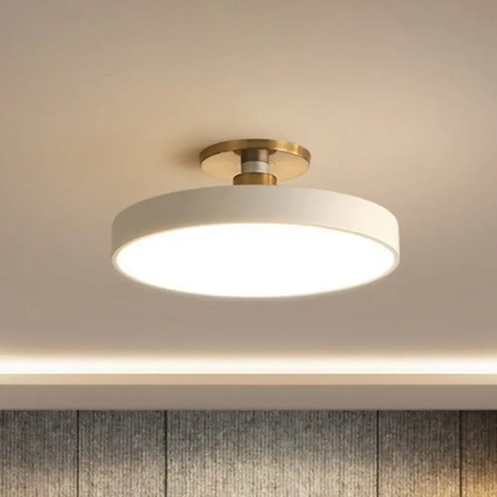 Acrylic Round LED Ceiling Light Fixture for Kids Room, Bedroom & Playroom - Modern Low-Profile Design - Choose 12, 16, 20 or 24 Inch | Thomler