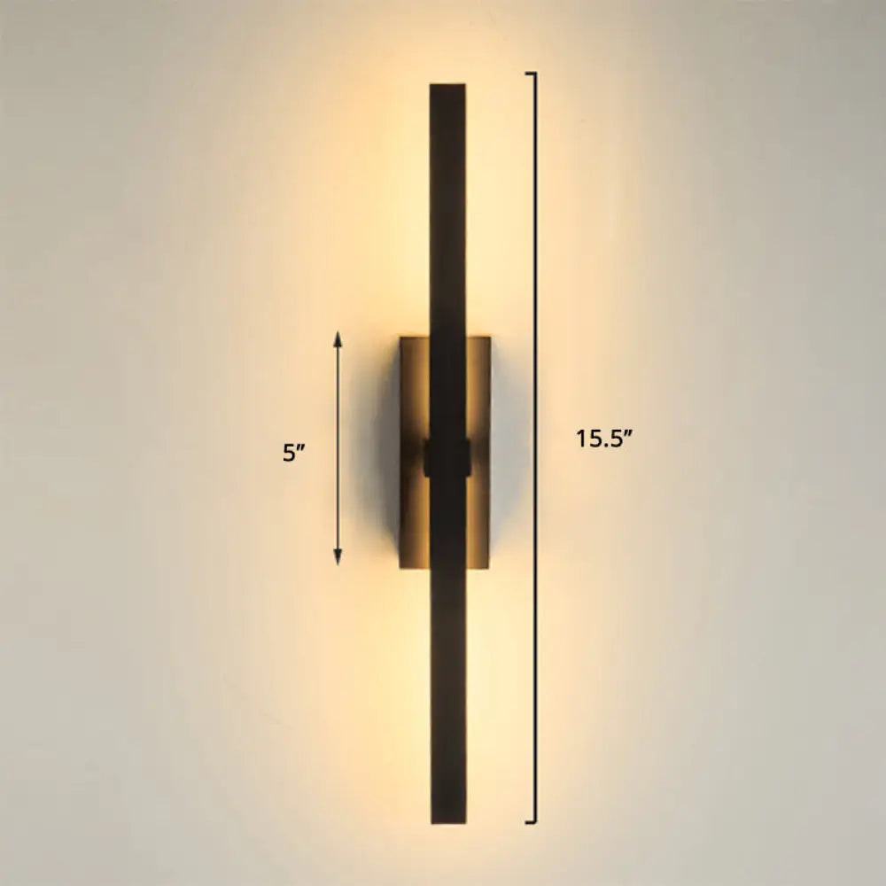 Adjustable LED Wall Sconce Light for Bedroom & Hallway - Swivel Arm Design, Acrylic Diffuser, Aluminum Finish - Modern Vertical Fixture | Thomler