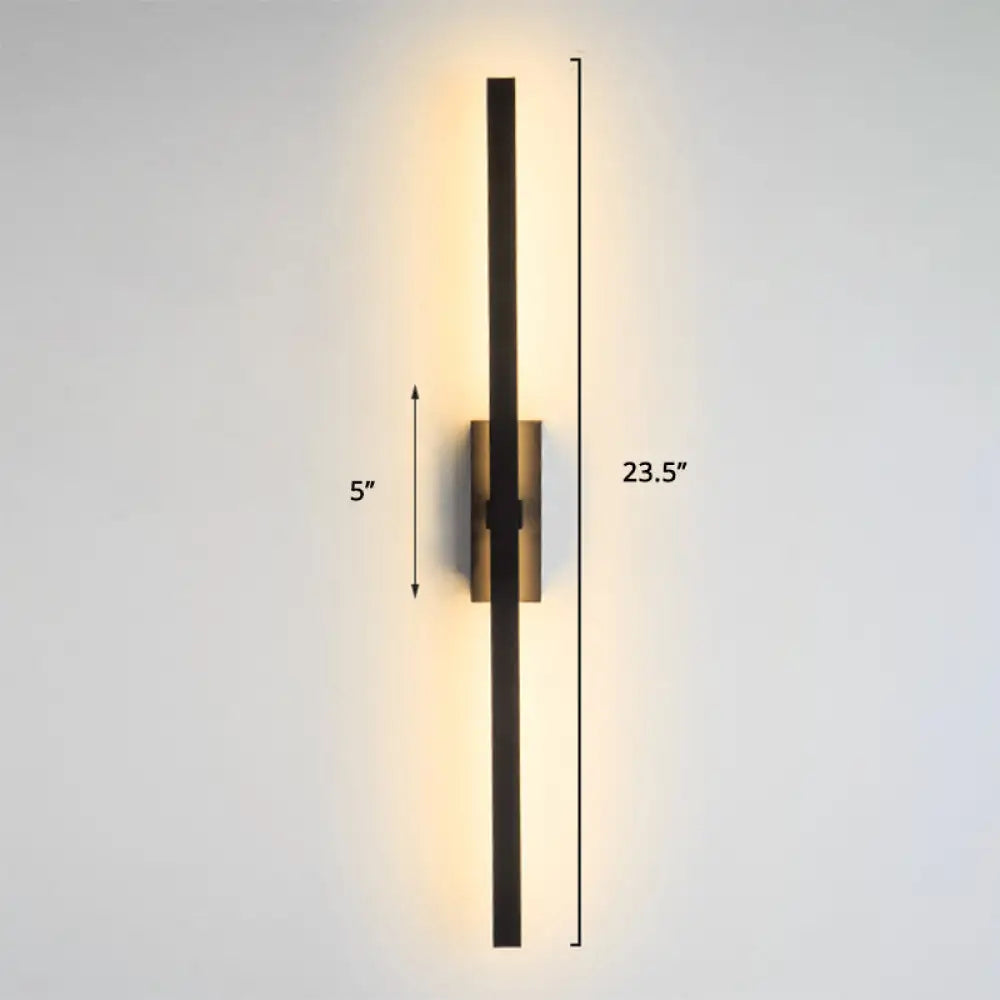 Adjustable LED Wall Sconce Light for Bedroom & Hallway - Swivel Arm Design, Acrylic Diffuser, Aluminum Finish - Modern Vertical Fixture | Thomler