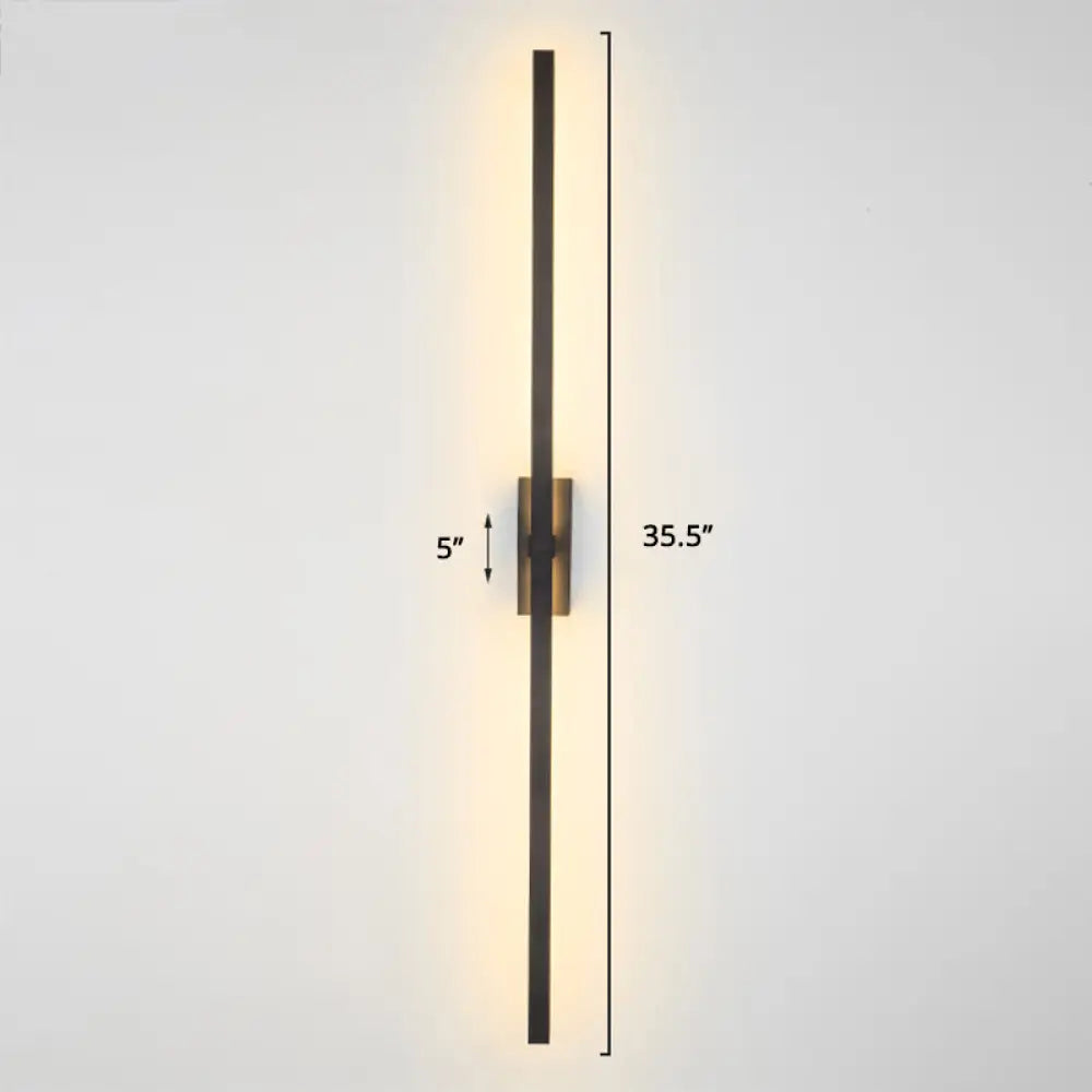 Adjustable LED Wall Sconce Light for Bedroom & Hallway - Swivel Arm Design, Acrylic Diffuser, Aluminum Finish - Modern Vertical Fixture | Thomler