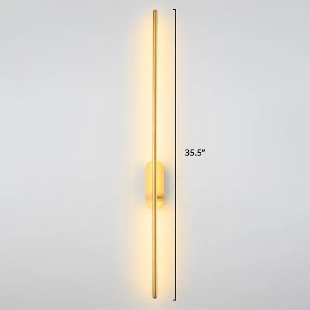 Adjustable LED Wall Sconce Light for Bedroom & Hallway - Swivel Arm Design, Acrylic Diffuser, Aluminum Finish - Modern Vertical Fixture | Thomler