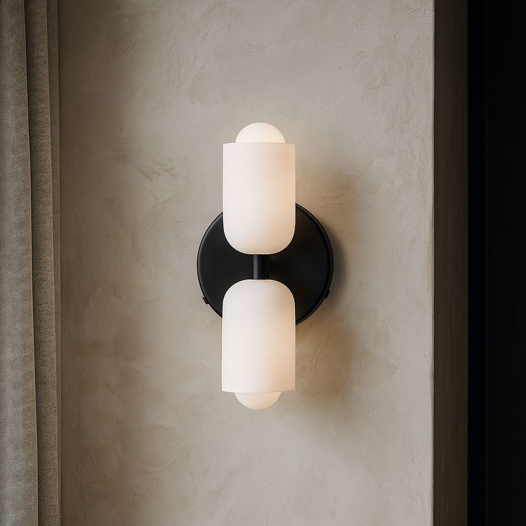 Dual-Direction Wall Sconce with Matte Finish for Modern Interiors – E27 LED Compatible, Up & Down Light | Thomler