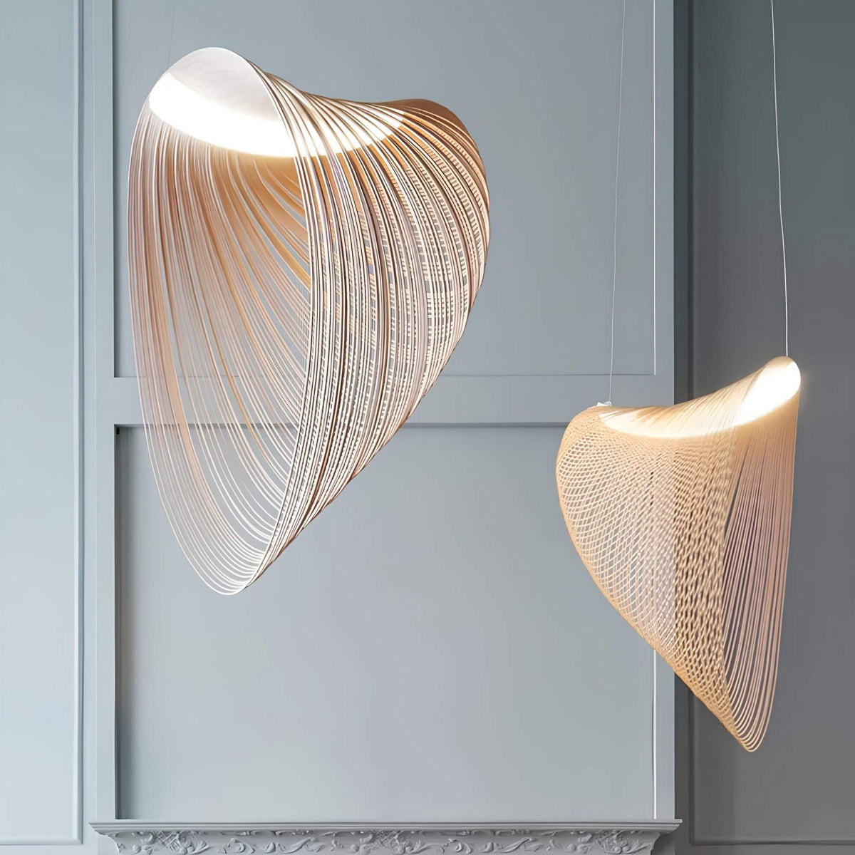 Nordic Metal Pendant Light with Oak Wood Accent for Dining Room & Kitchen – Clean-Line Design | Thomler