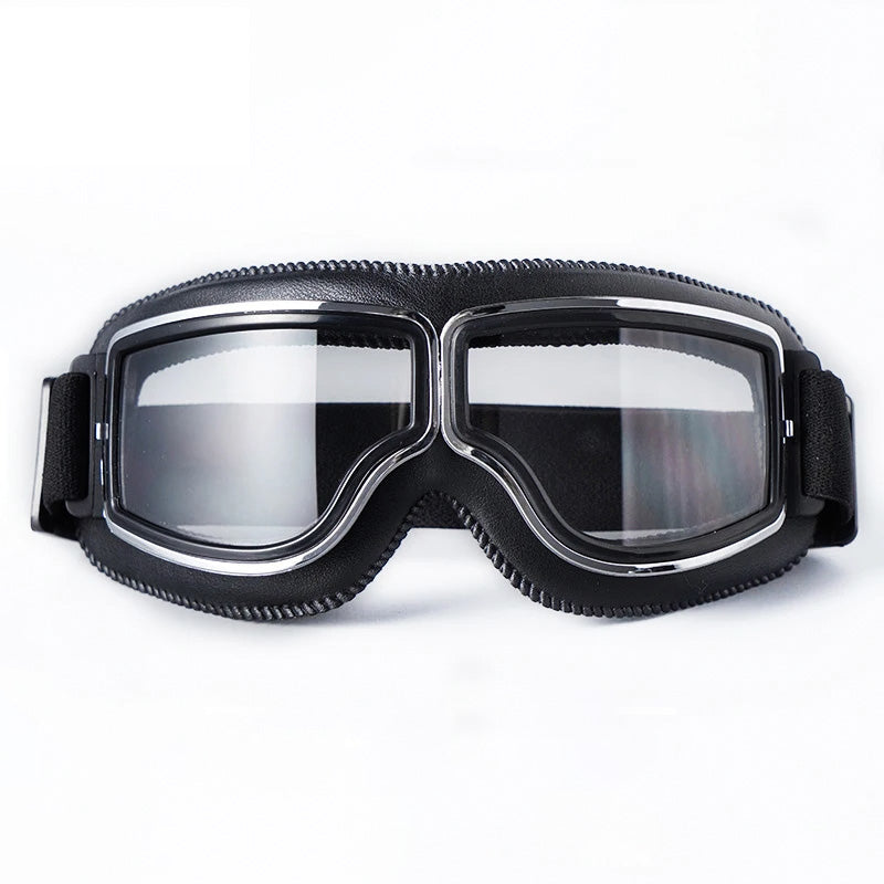 Protective Eyewear for Prescription Glasses – Anti-Fog Safety Goggles with UV Shield & Adjustable Strap for Motorcycle Riding, Outdoor | Thomler