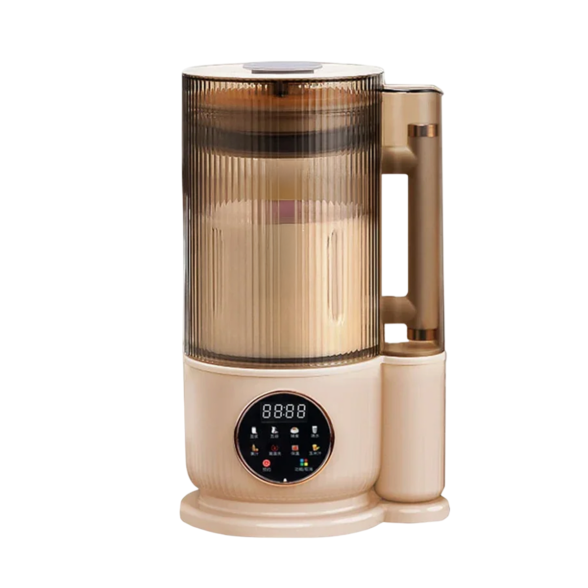Plant-Based Milk Maker Machine – Automated Blending System for Almond, Oat & Soy – 12-Blade Steel Grinder, Self-Clean, Timer & 8 Programs | Thomler