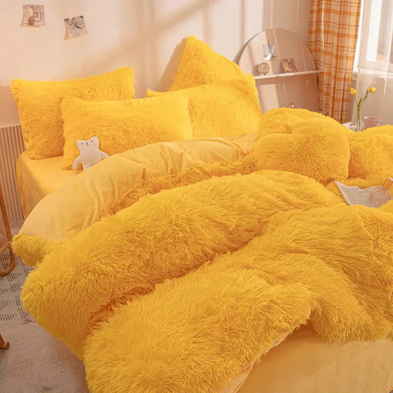 Ultra-Soft Sherpa Fleece Comforter Set – Plush Cloud-Like Warmth for Winter Nights | Thomler