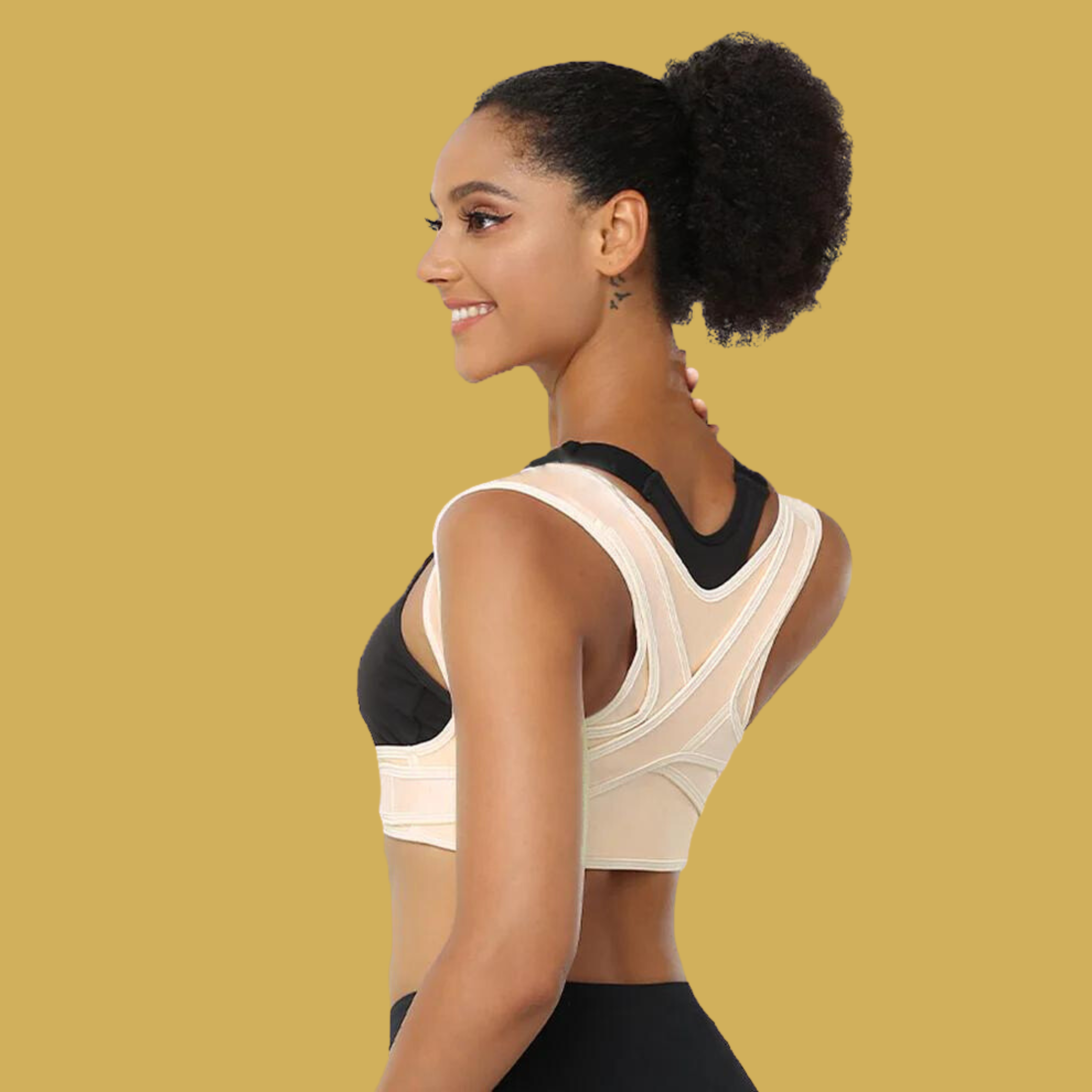 Invisible Posture Corrector Brace for Back Pain Relief & Alignment Support – Adjustable Upper Back Shoulder Straightener for Men & Women | Thomler
