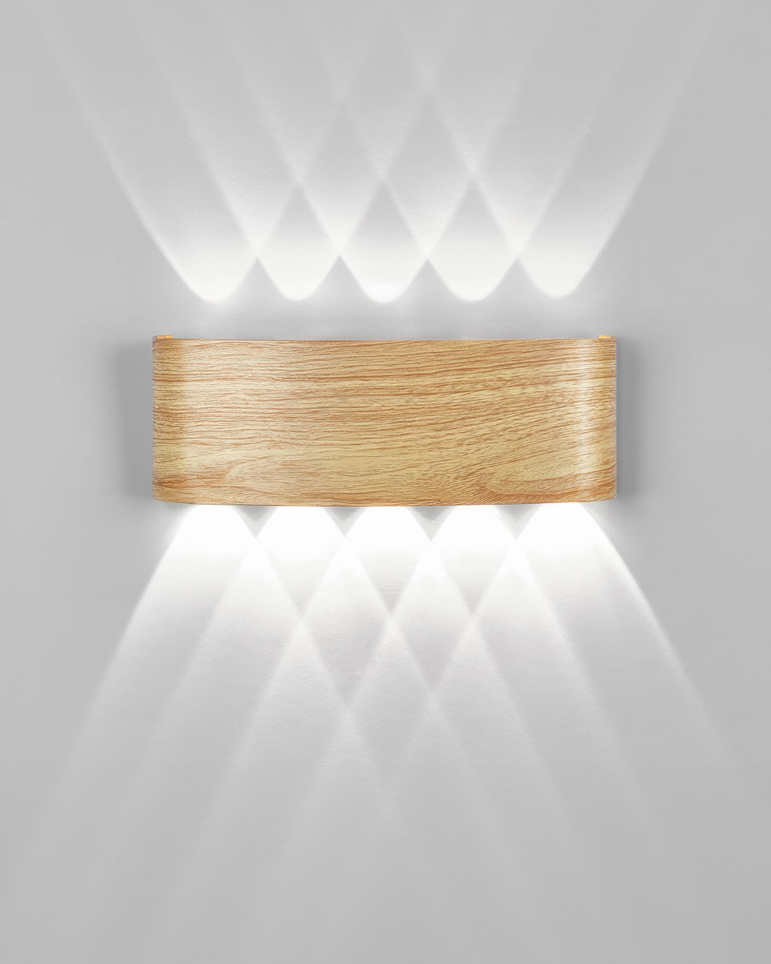 Wall Lamp Wood Look 10W Warm White Indoor Outdoor Hallway Up Down Light Modern LED Sconce Balcony Lighting | Thomler