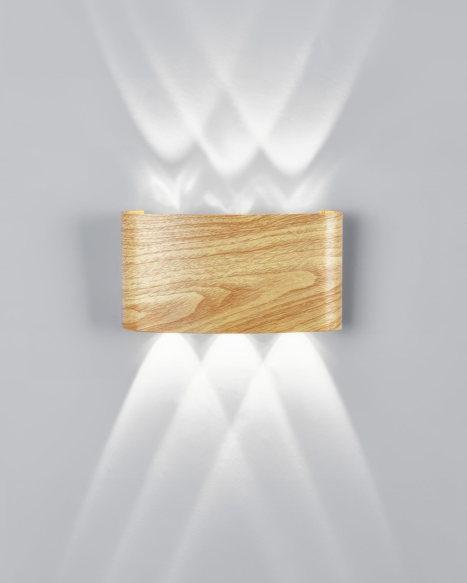 Wall Lamp Wood Look 10W Warm White Indoor Outdoor Hallway Up Down Light Modern LED Sconce Balcony Lighting | Thomler