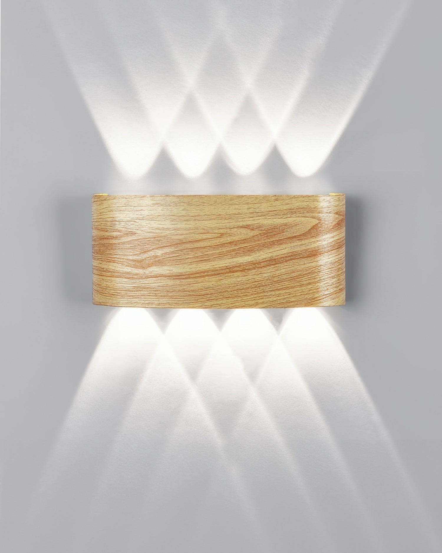 Wall Lamp Wood Look 10W Warm White Indoor Outdoor Hallway Up Down Light Modern LED Sconce Balcony Lighting | Thomler