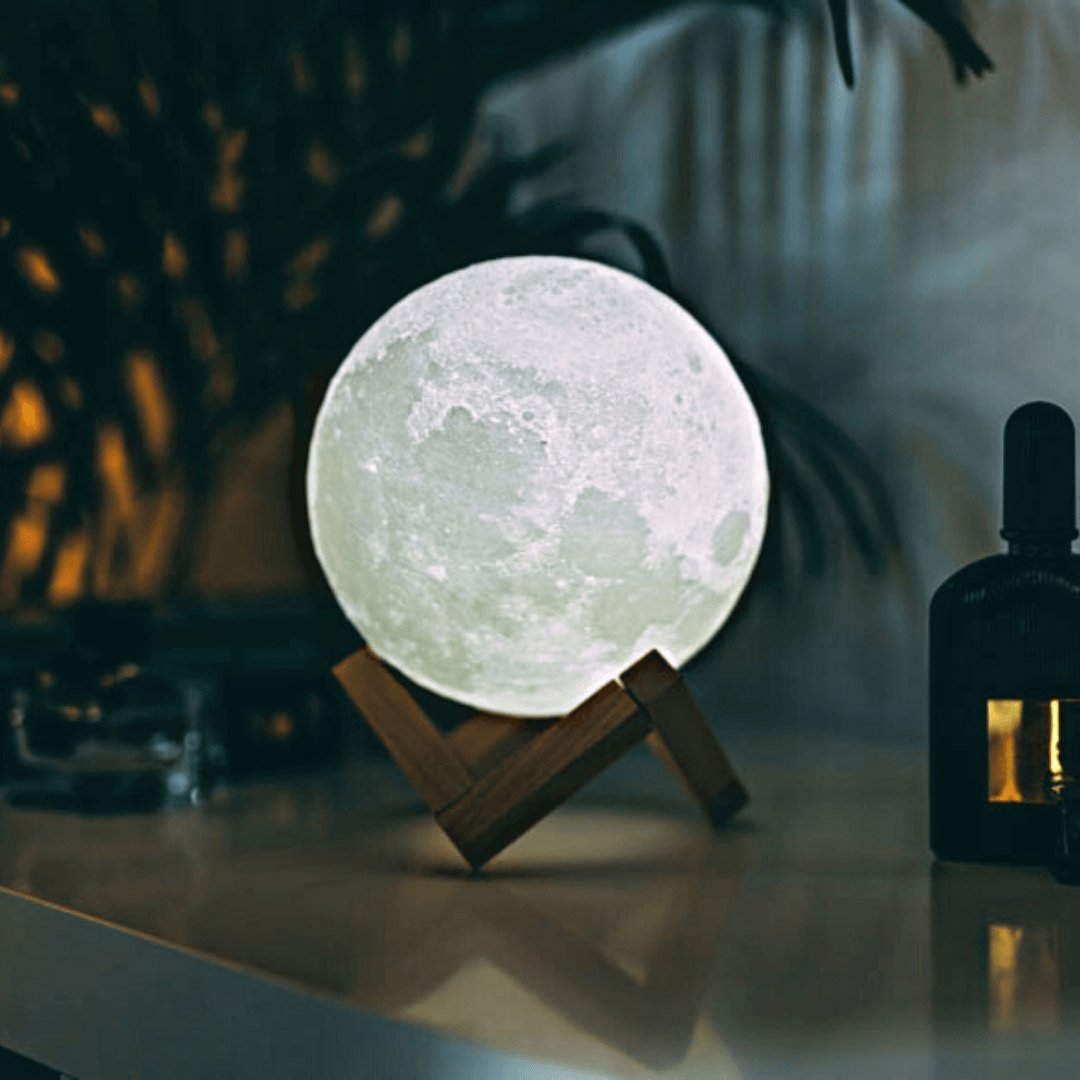 Table Lamp 8 in (20 cm) 2-Color Touch-Control USB Rechargeable Bedroom Living Room Night Light | Thomler