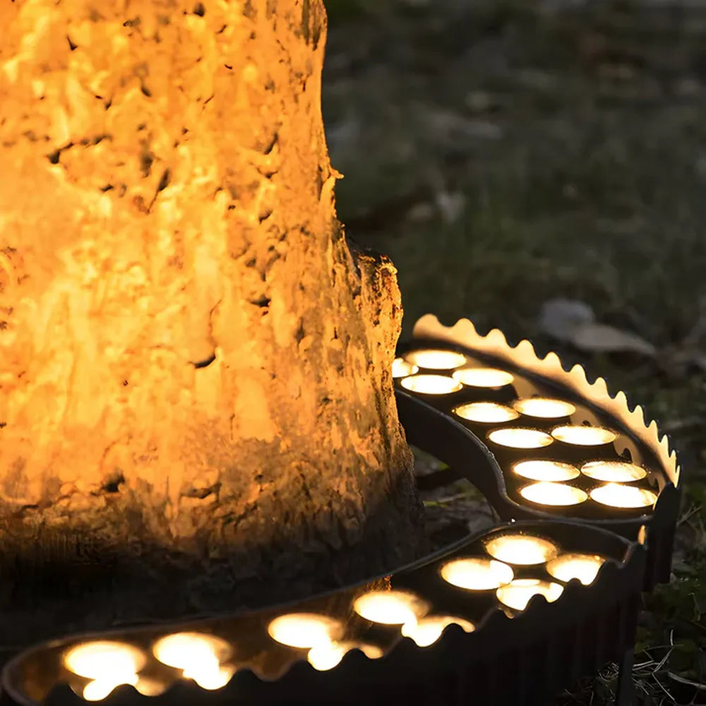 Outdoor Ground Spotlight for Trees & Landscape Uplighting – LED Solar-Powered Garden Accent Light | Thomler