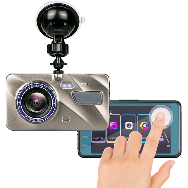 Dual Camera Car Recorder Front Rear 1080p HD Wide Angle Dashboard Video System Night Vision Parking Monitor Motion Sensor Loop Recording | Thomler