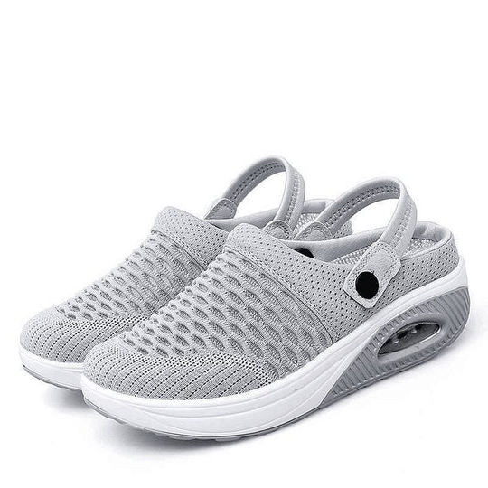 Cushioned Air-Sole Sneakers for Plantar Fasciitis Relief Women's Lightweight Posture-Correcting Athletic Shoes | Thomler
