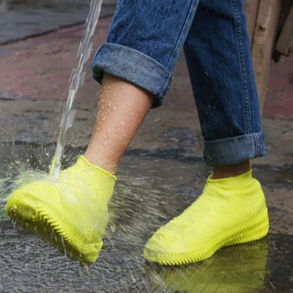 Waterproof Silicone Shoe Covers with Anti-Slip Grip for Rain Snow Mud Protection | Reusable Overshoes for Men Women Outdoor Hiking Travel | Thomler