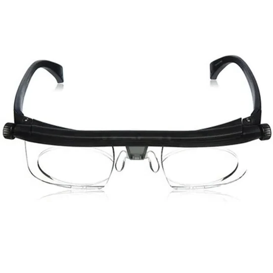 Dial-Adjustable Reading Glasses with Variable Focus Lenses for Near and Far Vision Clarity | Thomler
