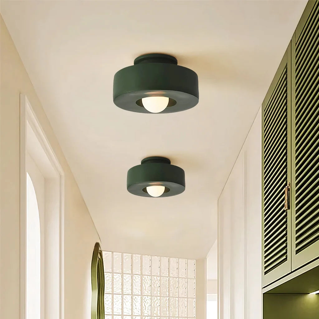 Ceiling Light Resin 11.8 in x 5.9 in LED Minimalist Indoor Lighting Living Room Bedroom Pendant | Thomler