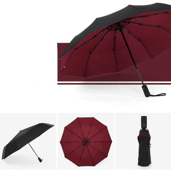 Windproof Compact Folding Umbrella — Lightweight Travel Rain Umbrella for Commute, Outdoor & Everyday Use | Thomler