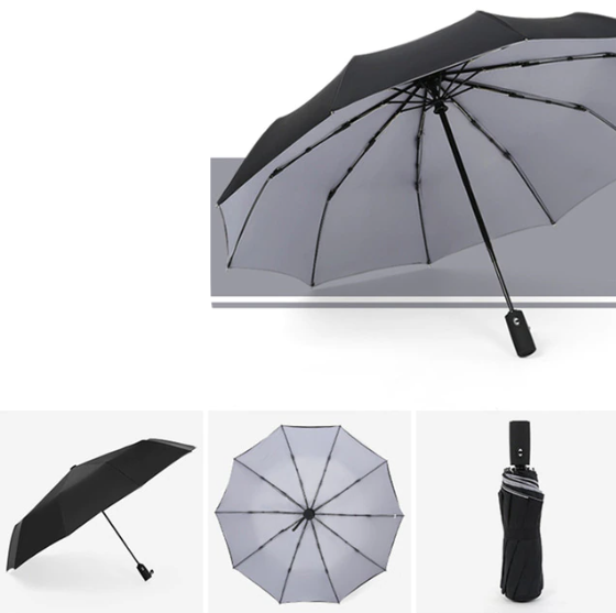 Windproof Compact Folding Umbrella — Lightweight Travel Rain Umbrella for Commute, Outdoor & Everyday Use | Thomler