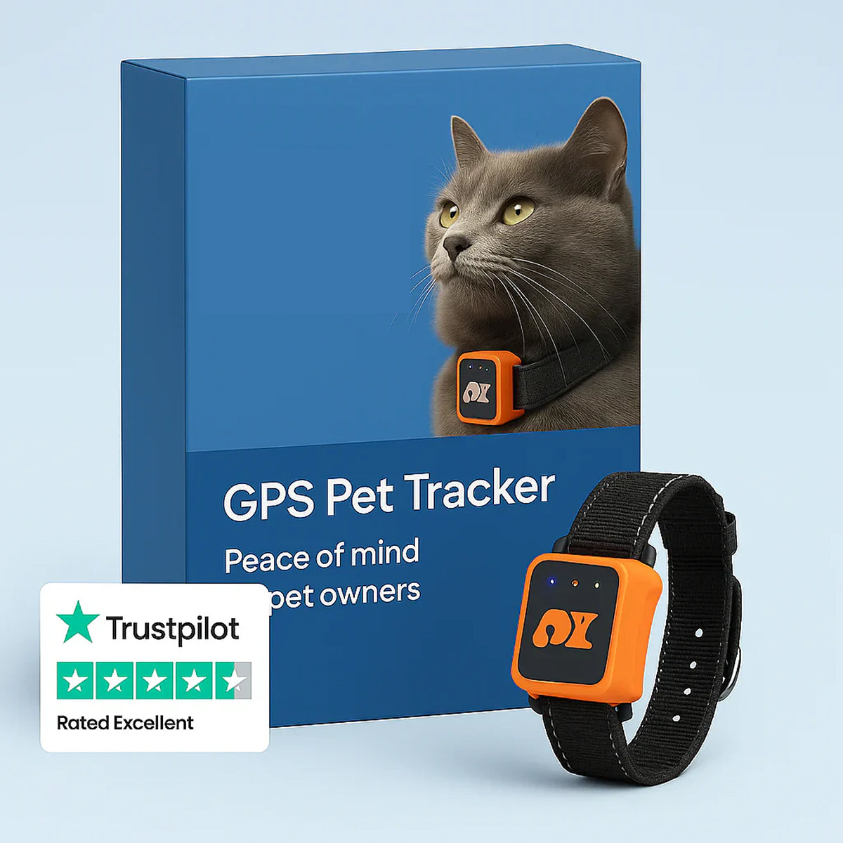 Real-Time Cat & Dog Location Monitor with Geo-Fence Alerts – Lightweight Wearable Pet Finder for Indoor & Outdoor Safety | Thomler