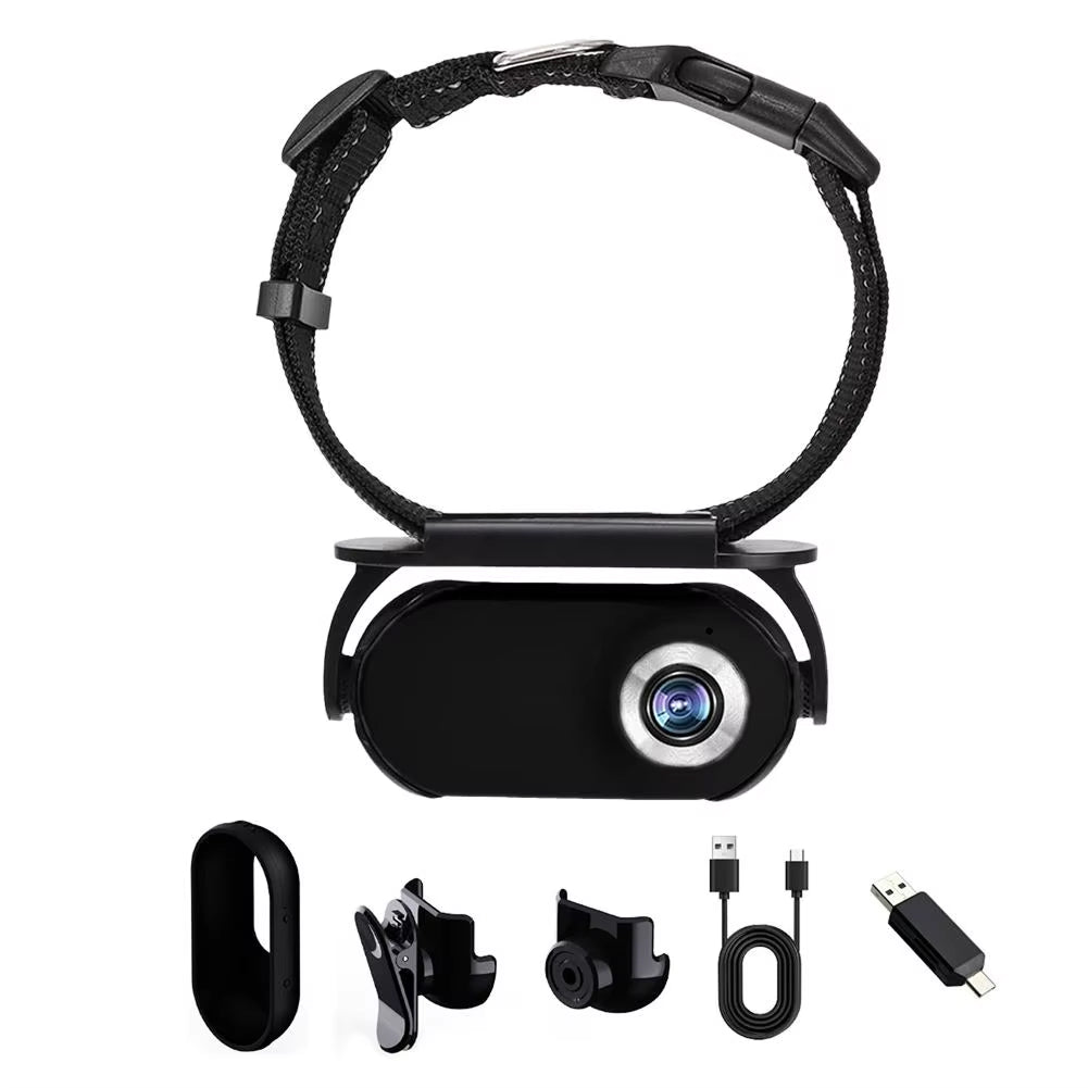 HD Pet Camera Collar for Cats – 1080P Video Recording with 4-Hour Battery & Wide-Angle Lens | Thomler