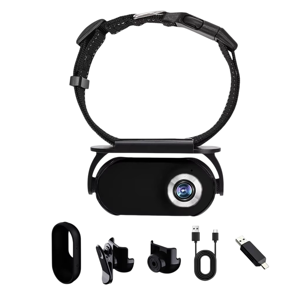 HD Pet Camera Collar for Cats – 1080P Video Recording with 4-Hour Battery & Wide-Angle Lens | Thomler