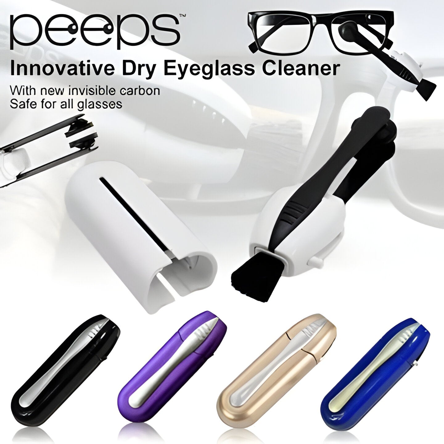 Eyeglass Lens Cleaning Tool Carbon Microfiber Pads Scratch-Free for Readers Sunglasses AR Coatings Portable Compact Travel | Thomler