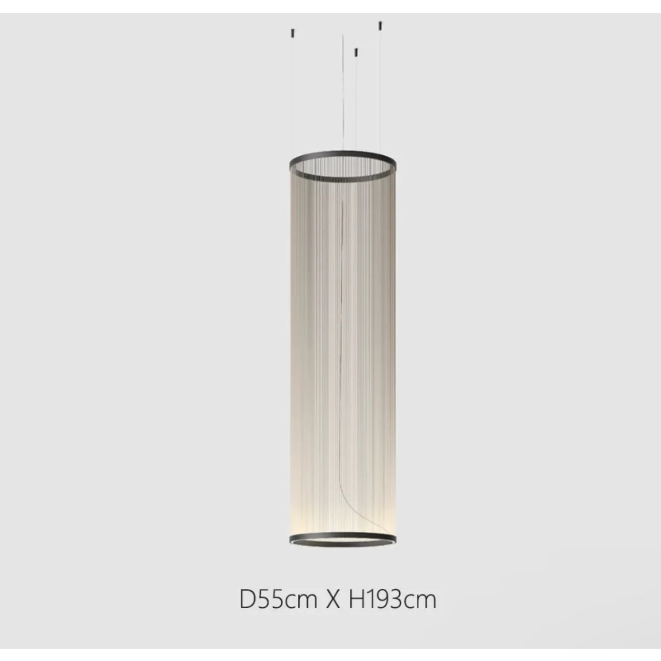 Pendant Light Fabric Shade Multi Pendant Cluster Hanging Dining Room Kitchen Island Ceiling Light | Thomler
