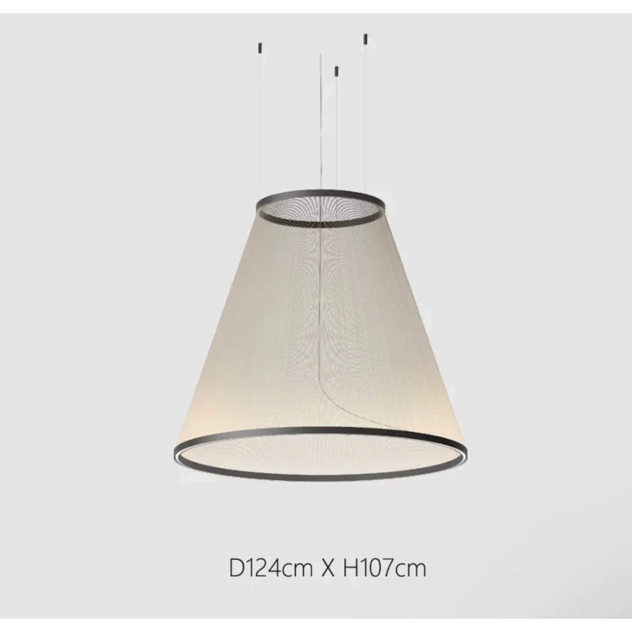 Pendant Light Fabric Shade Multi Pendant Cluster Hanging Dining Room Kitchen Island Ceiling Light | Thomler