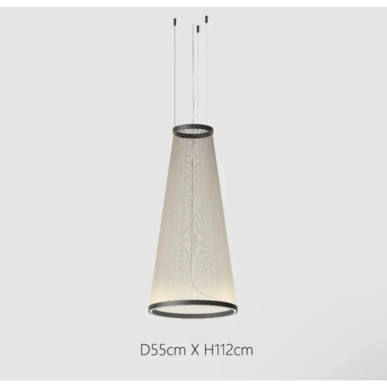 Pendant Light Fabric Shade Built In LED Multi Pendant Dining Room Kitchen Island Hanging Ceiling Lamp | Thomler