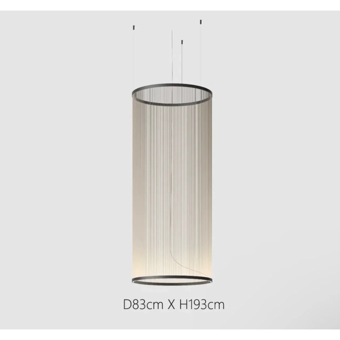 Pendant Light Fabric Shade Built In LED Multi Pendant Dining Room Kitchen Island Hanging Ceiling Lamp | Thomler