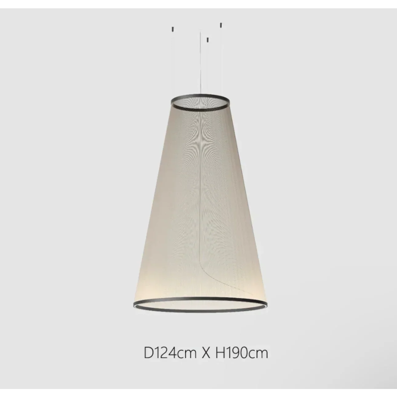 Pendant Light Fabric Shade Built In LED Multi Pendant Dining Room Kitchen Island Hanging Ceiling Lamp | Thomler