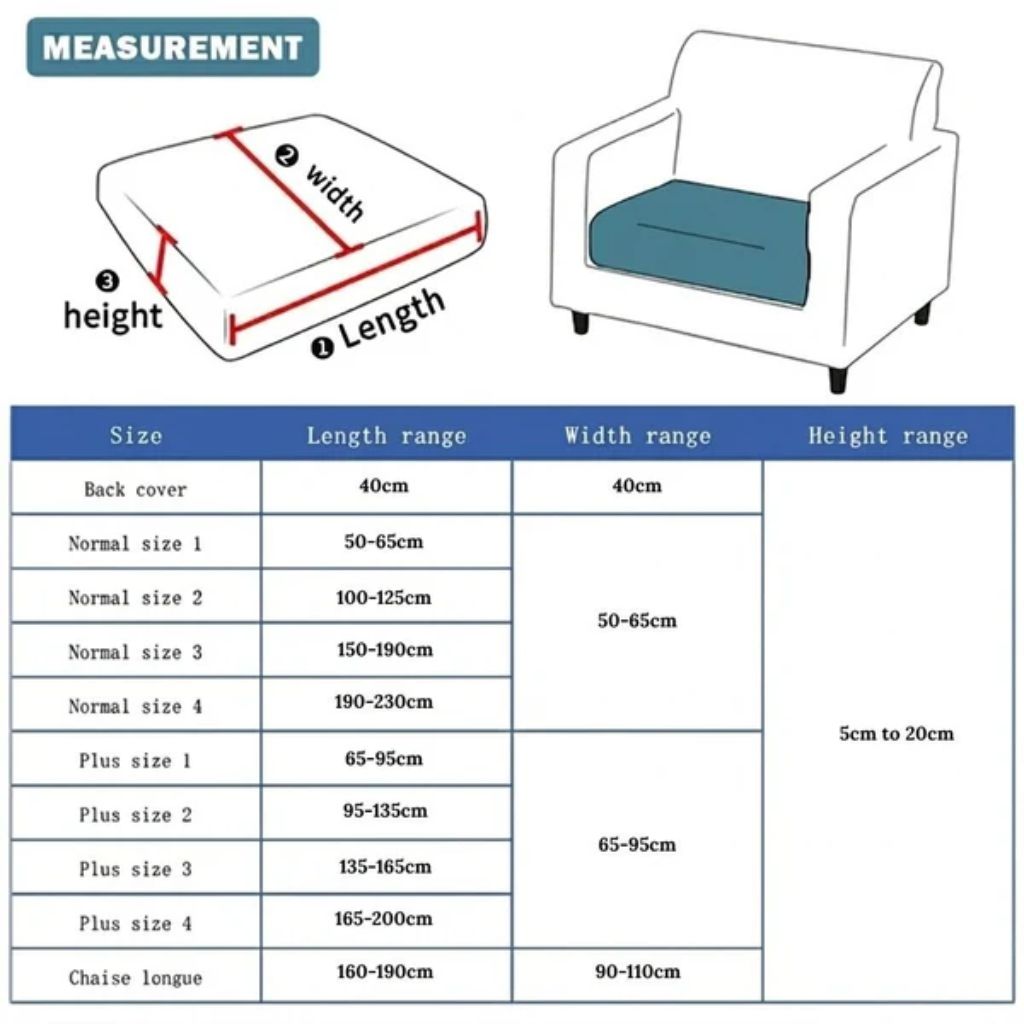 Stretchable Couch Slipcover for Pets – Machine Washable Furniture Protector for Living Room Sofas, Armchairs & Sectionals – 1-4 Seat | Thomler