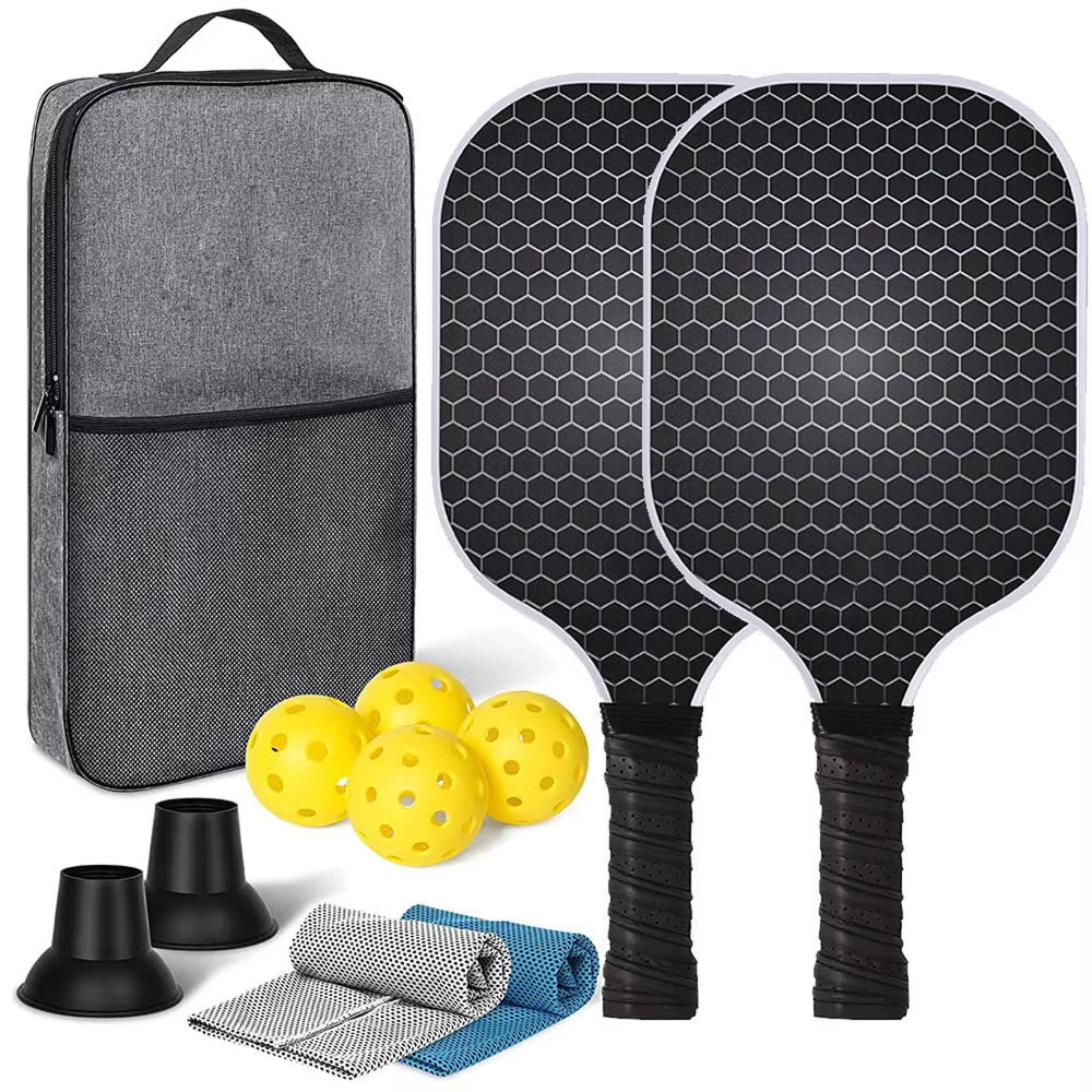 Pickleball Paddle with Carbon Fiber Face & Honeycomb Core for Spin Control & Power | Thomler