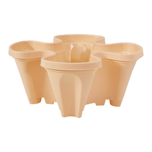 Vertical Stacking Planter Pots Tower for Herbs Strawberries Flowers Self-Watering Space-Saving Garden Container for Balcony Patio Indoor | Thomler