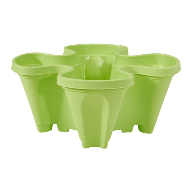 Vertical Stacking Planter Pots Tower for Herbs Strawberries Flowers Self-Watering Space-Saving Garden Container for Balcony Patio Indoor | Thomler
