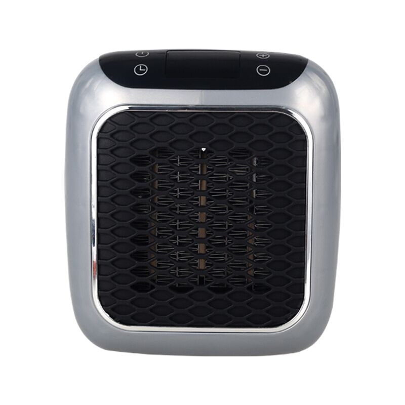 Portable Wall Outlet Space Heater with Digital Thermostat & 3 Fan Speeds – 800W PTC Ceramic Heating for Bedroom Office Bathroom – Quiet | Thomler