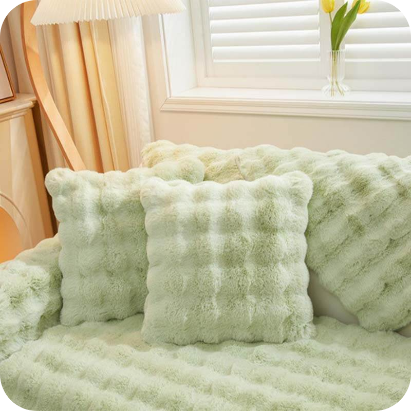 Soft Plush Furniture Throws for Sofas & Chairs – Winter Couch Protectors with Non-Slip Backing | Thomler