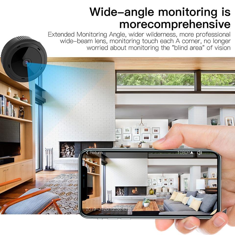 WiFi Security Camera Full HD 1080P with Infrared Night Vision for Indoor Home Surveillance & Motion Detection Alerts | Thomler