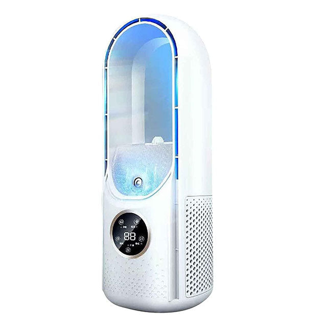 Desktop Personal Evaporative Air Cooler USB-Powered Quiet Misting Fan for Bedroom Office Desk Small Rooms | Thomler