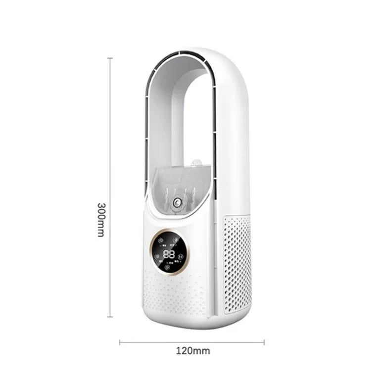 Desktop Personal Evaporative Air Cooler USB-Powered Quiet Misting Fan for Bedroom Office Desk Small Rooms | Thomler