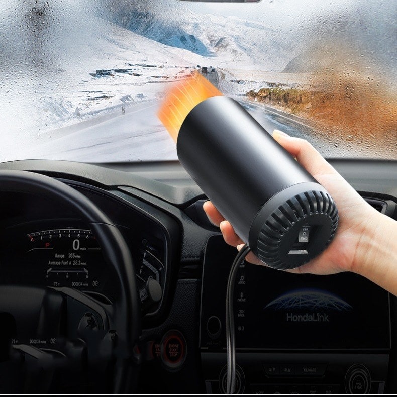 12V DC Vehicle Heater & Defroster Fan with Adjustable Arm – Plug-In Car Climate Control | Thomler