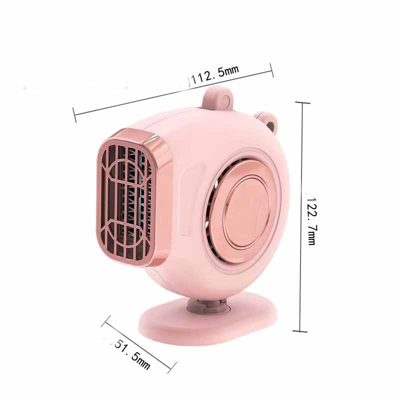 12V Car Heater & Defroster Fan with Rotating Mount – Dual Climate Control | Thomler