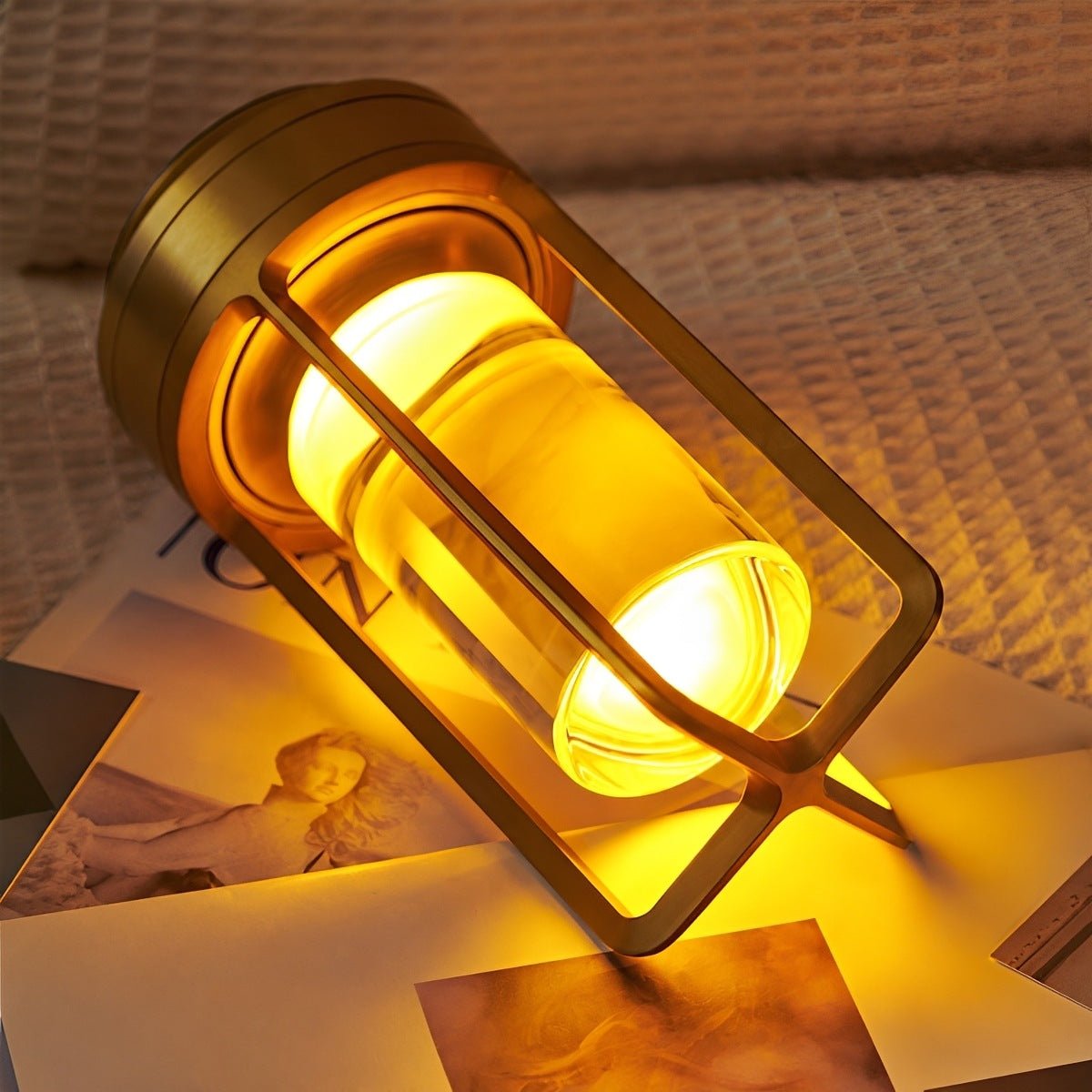 USB Rechargeable LED Accent Light with Touch Control & 3 Brightness Levels for Nightstand, Bedroom, Outdoor Camping | Thomler
